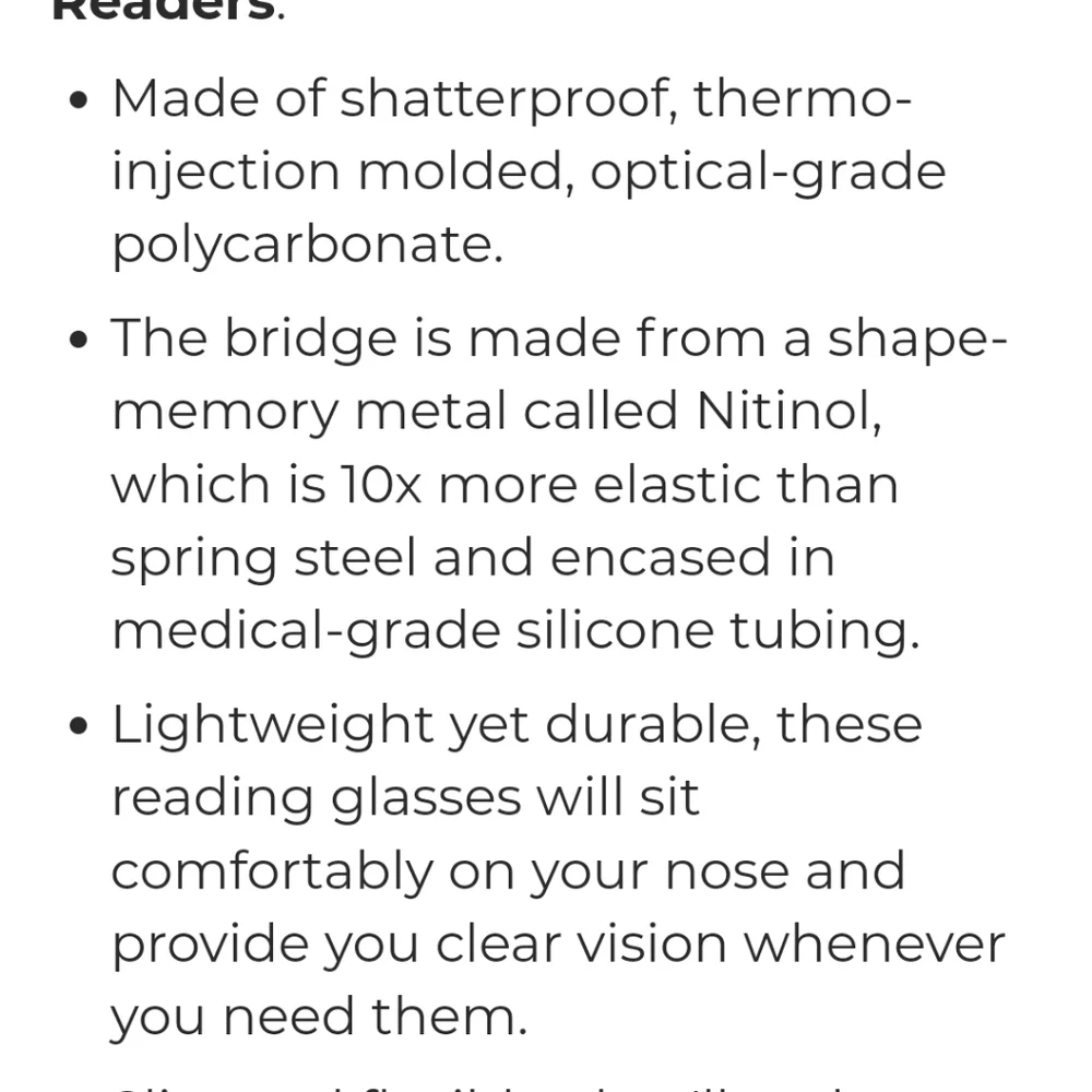 ThinOptics readers with purple accent 1.5 magnification